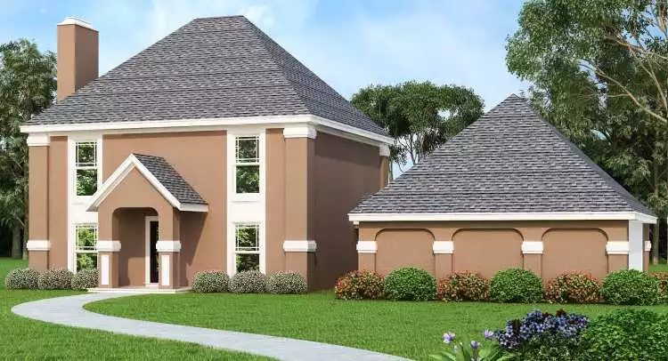 image of affordable home plan 6445